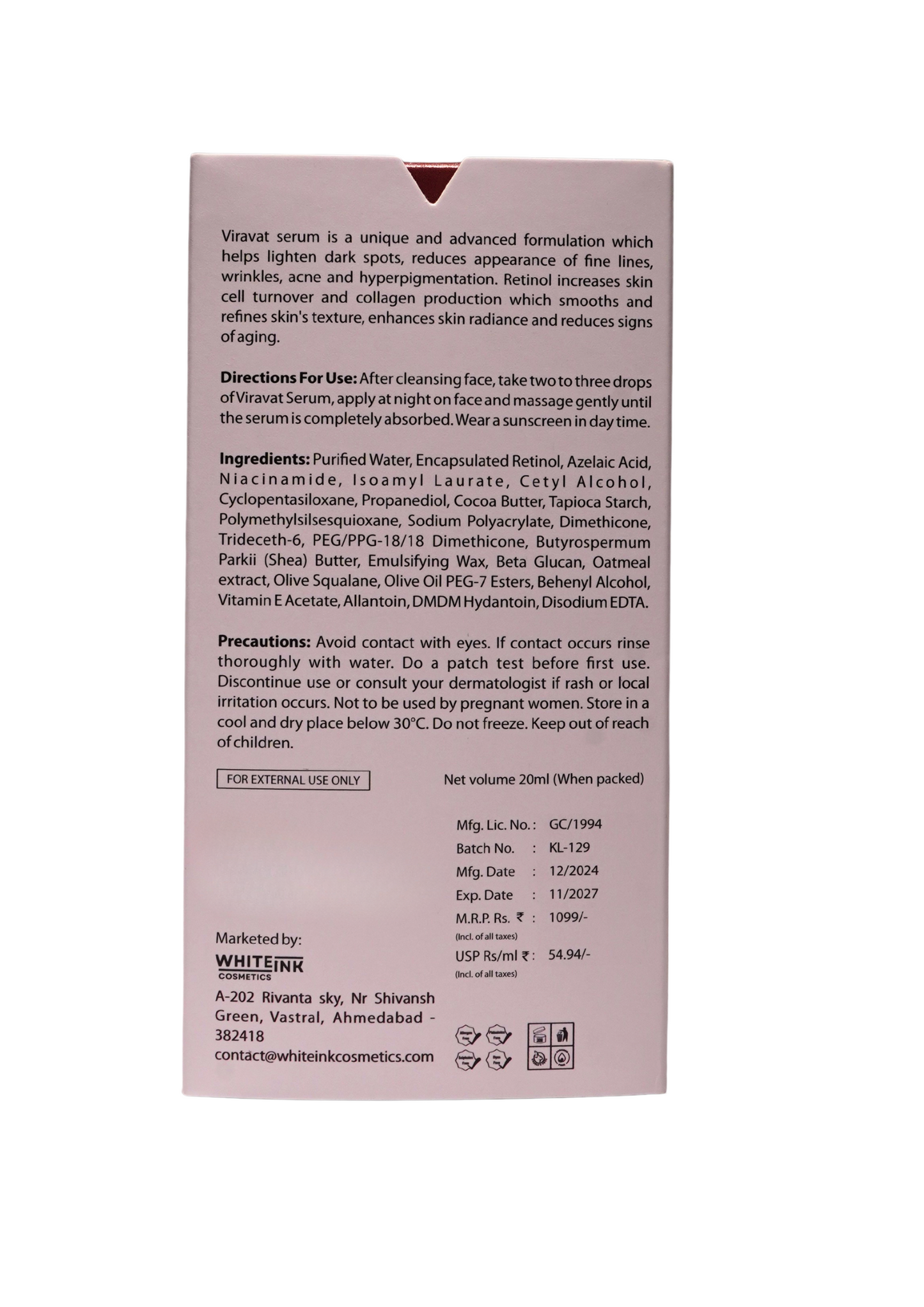 Viravat Retinol Serum